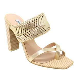 🌟 Charles David Horatio Woven Gold Sandal
